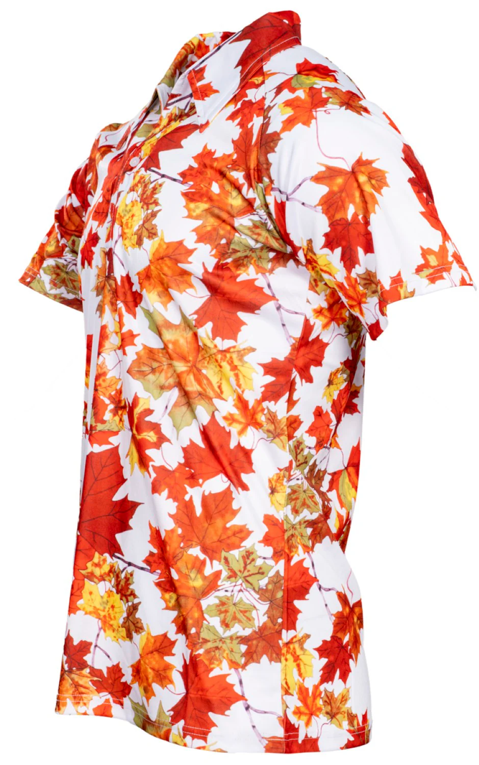 Tyler Durden Maple Leaf Button Up Shirt Adult Halloween Costume Cosplay Shirt - Image 7