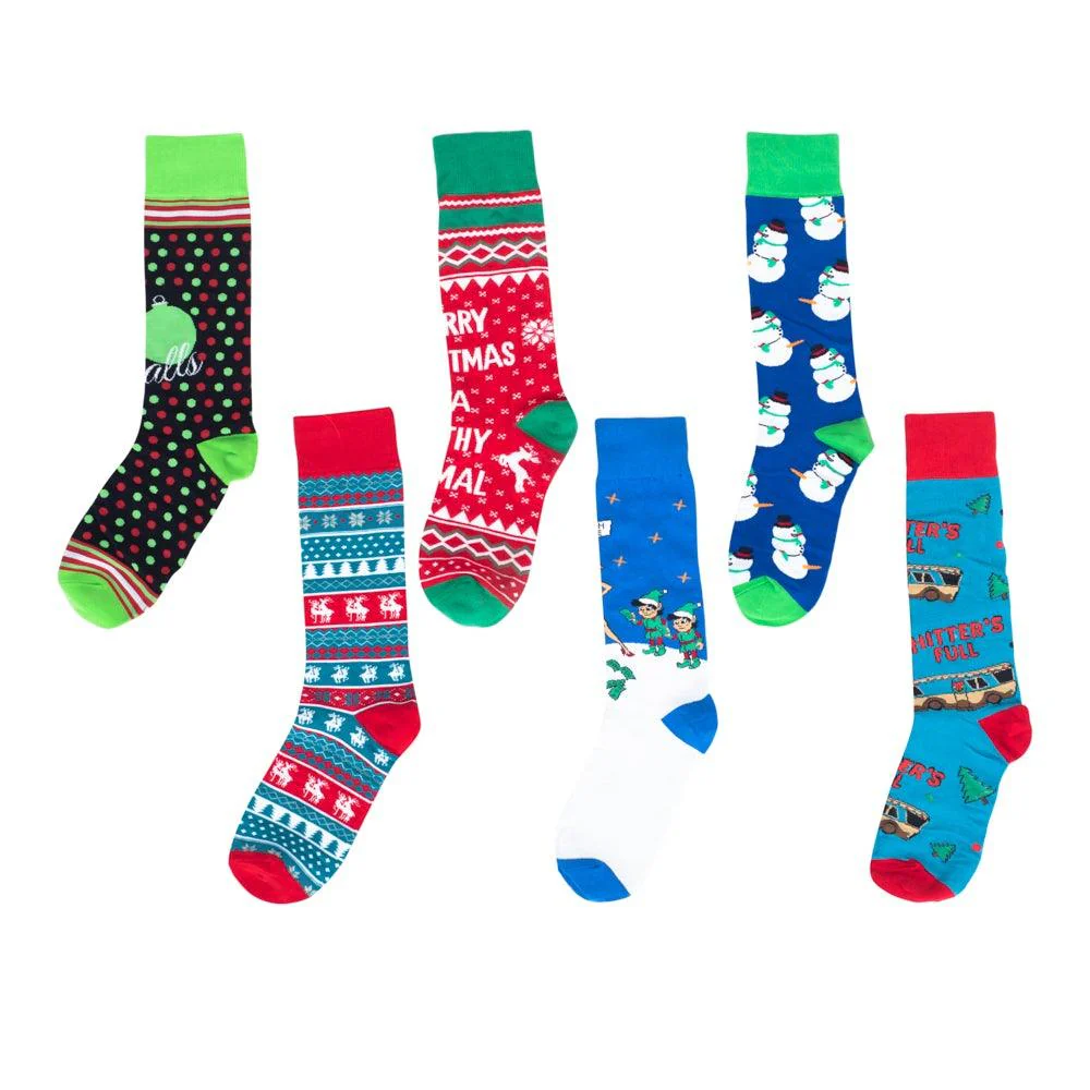 Ugly Christmas Sock 6-Pack - Image 2