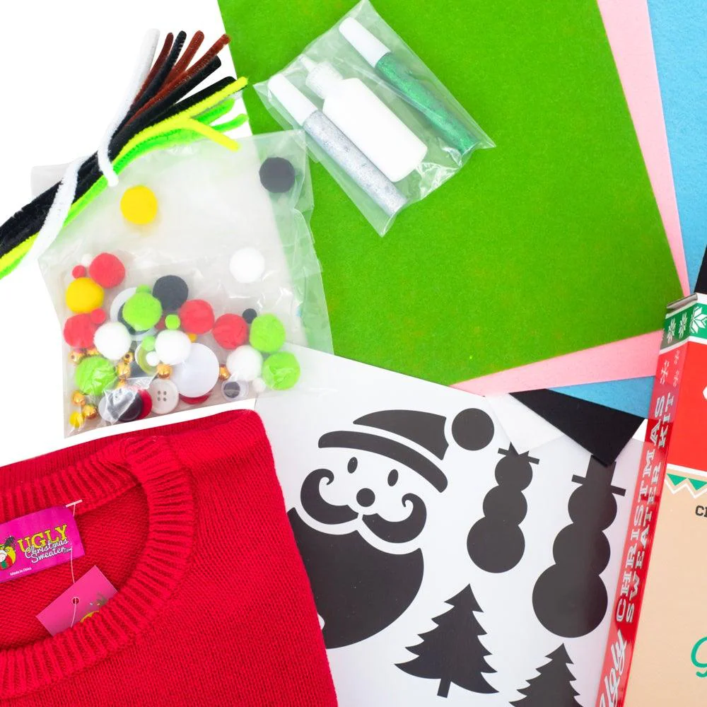 DIY Ugly Christmas Sweater Kit - Create Your Own Sweater - Image 3