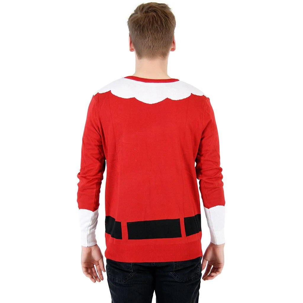 Ugly Christmas Sweater Santa Clause Sweater Costume - Image 2