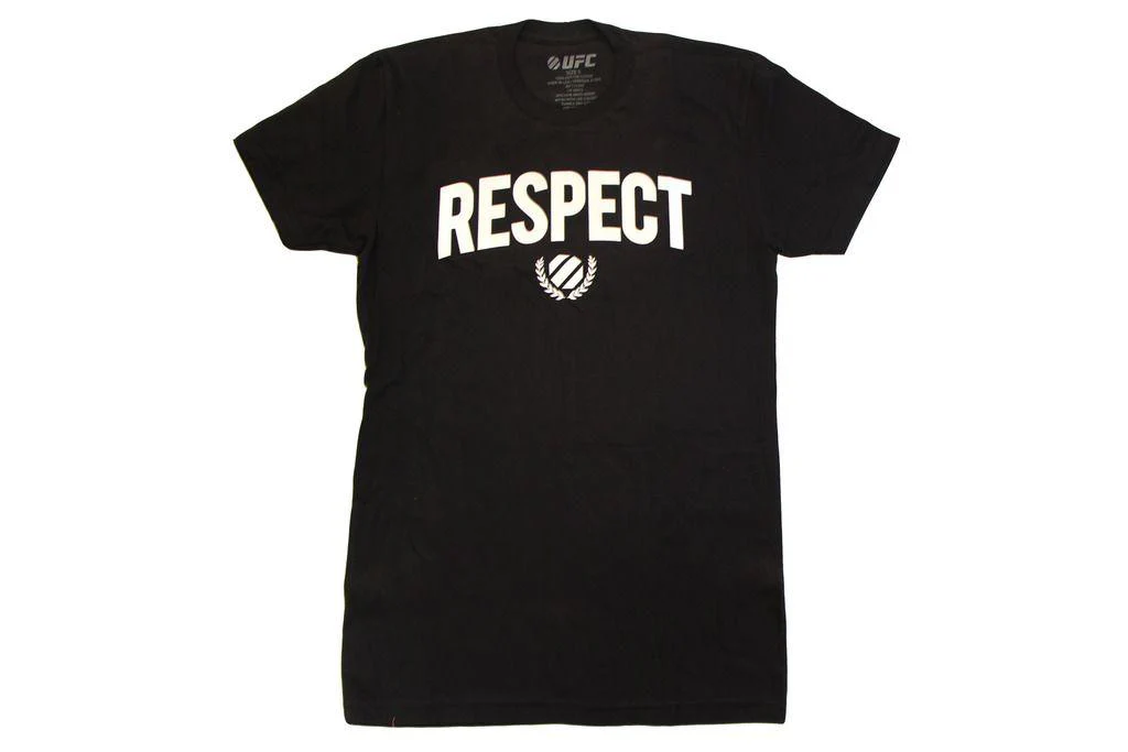 Ultimate Fighting Championship UFC Respect Adult Black T-Shirt