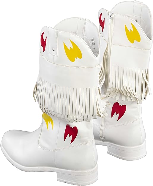 Ultimate Wrestler Warrior White Boots - Image 7