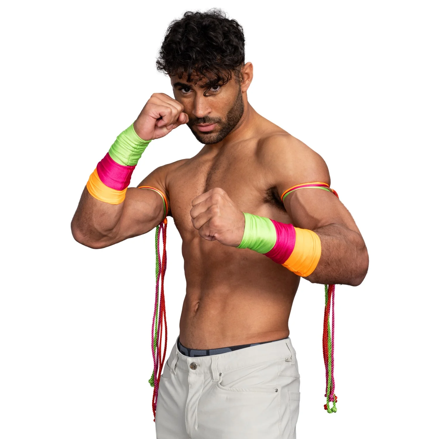Ultimate Warrior Wrestler Halloween Cosplay Costume Wristband & Armbands - Image 2