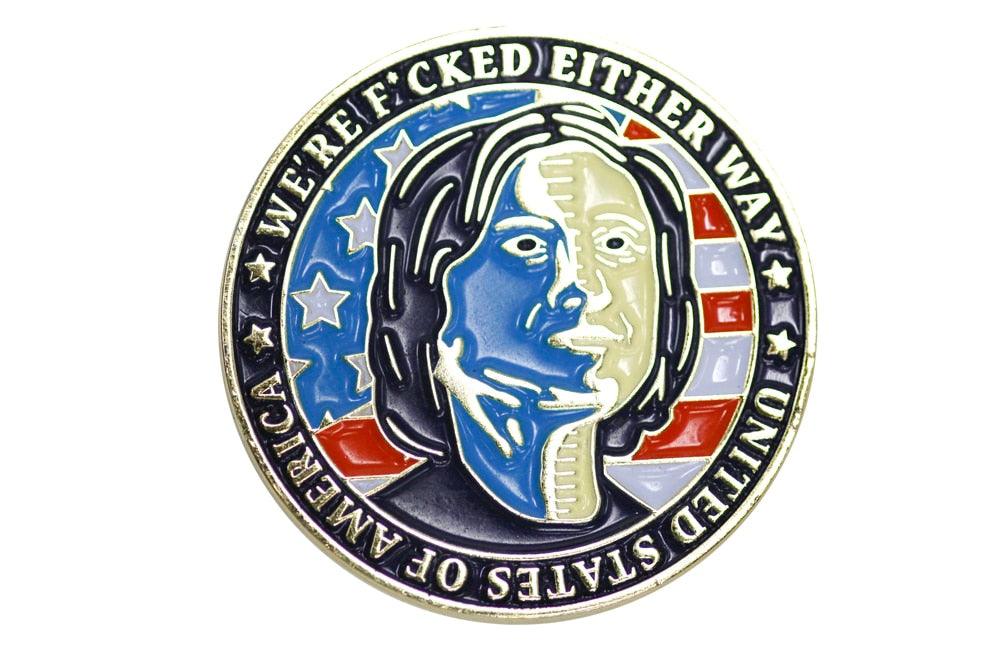 Either Way We're in Trouble Flip Coin - Image 3