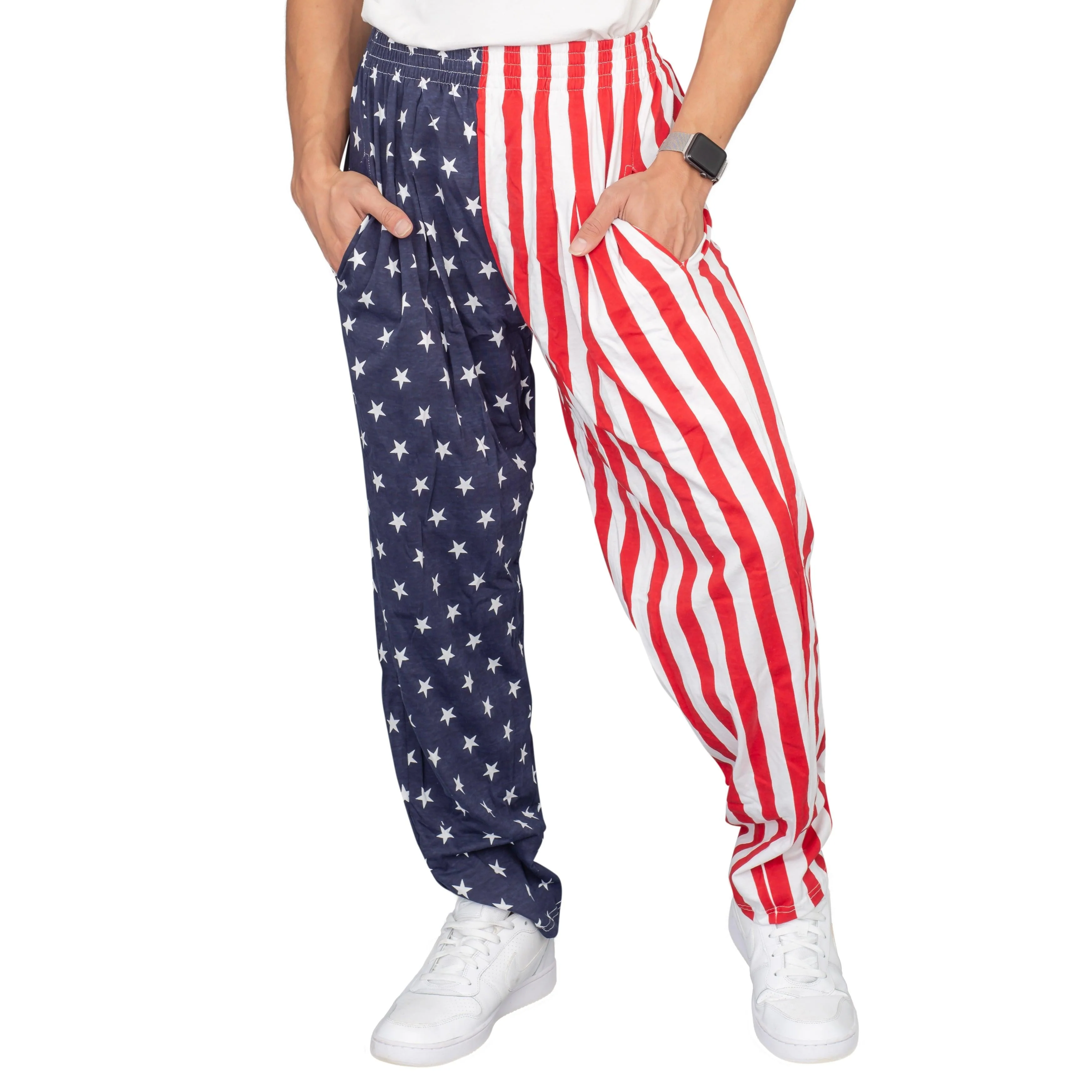 USA American Flag Lounge Pants Pajamas - Image 2