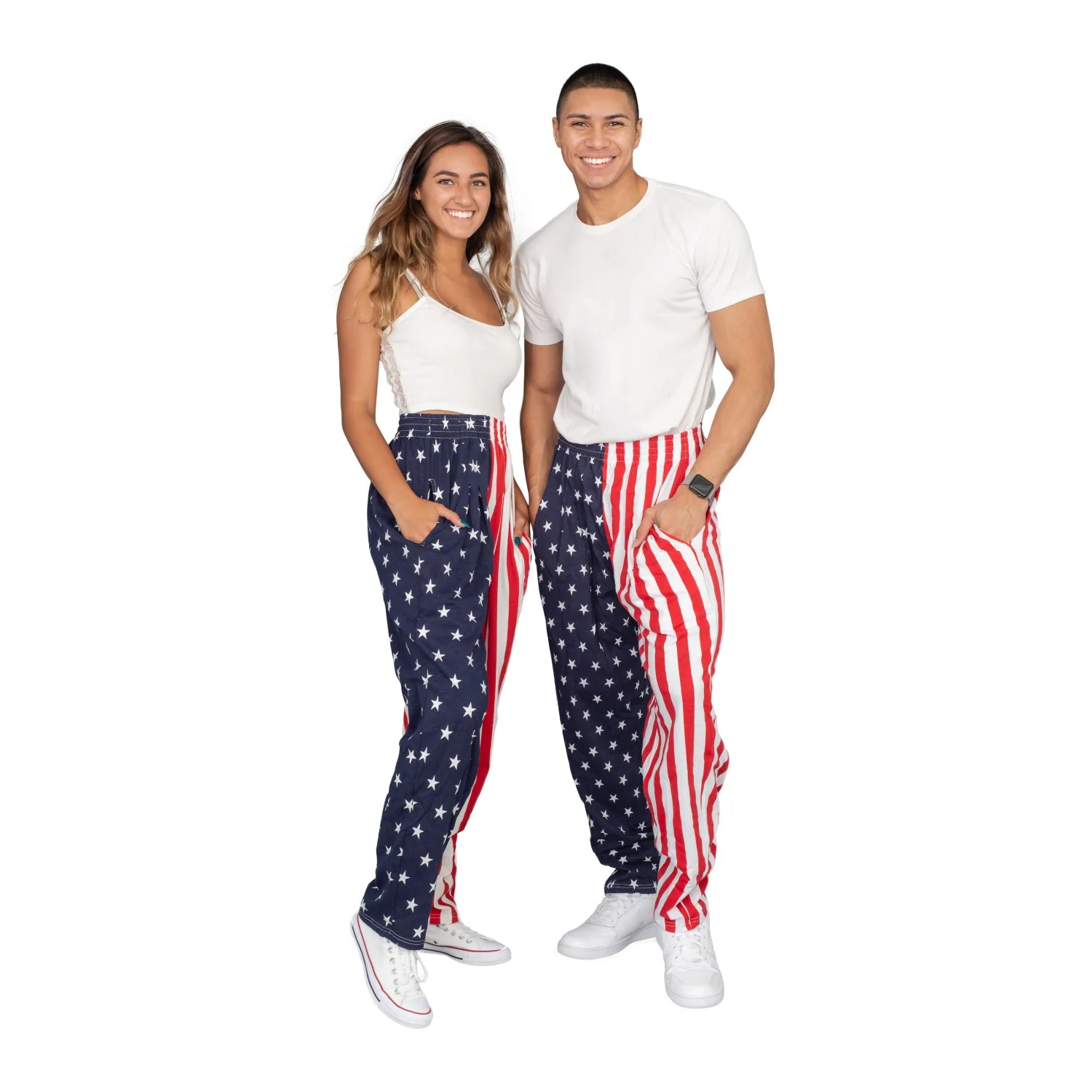 USA American Flag Lounge Pants Pajamas - Image 4