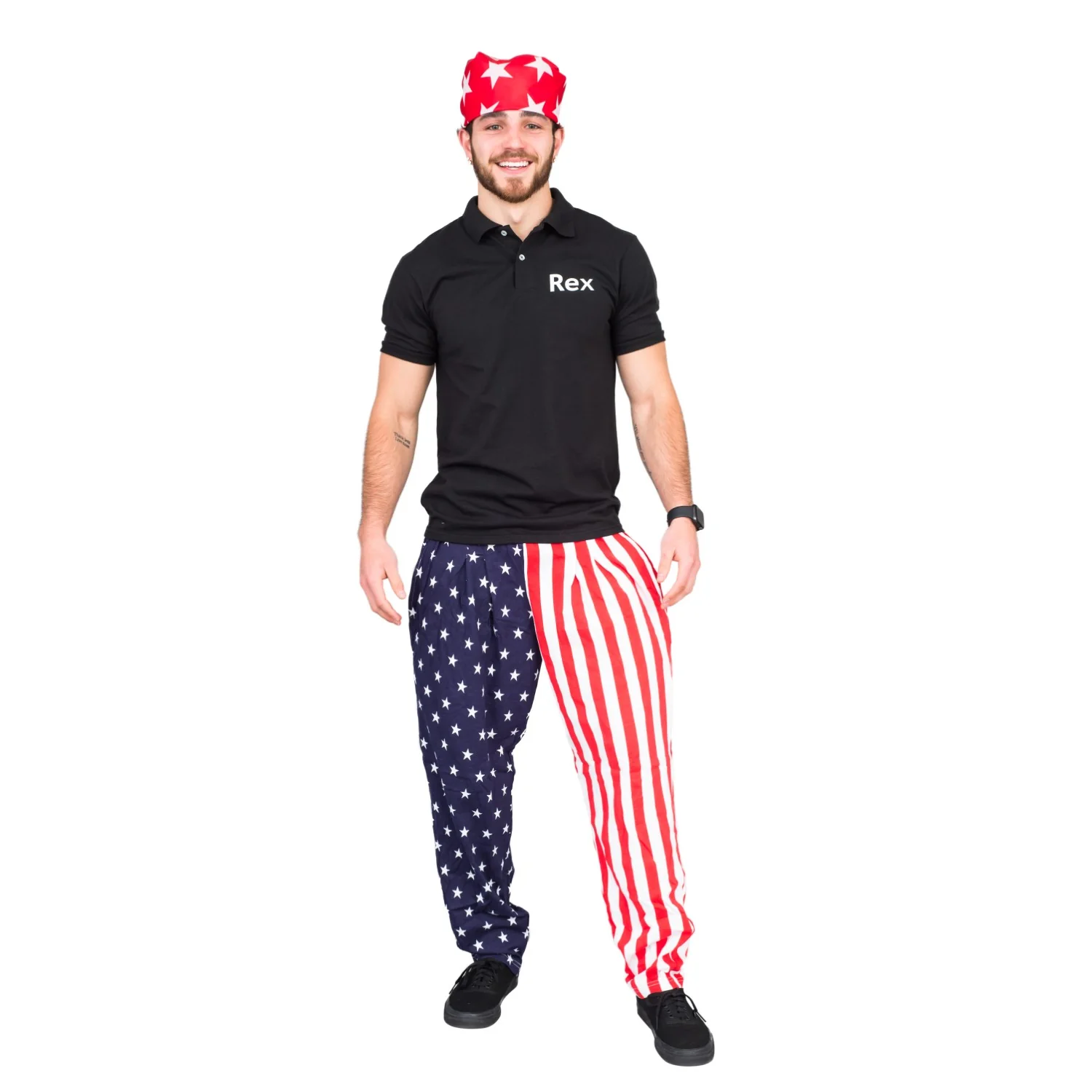 USA American Flag Lounge Pants Pajamas - Image 5