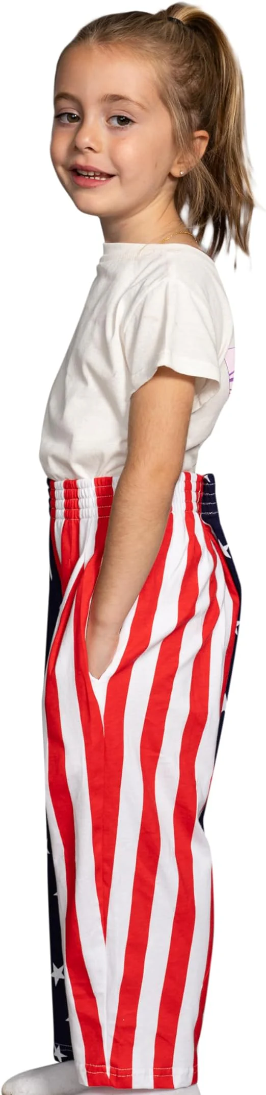 USA Flag Kids Pants Patriotic Stars - Image 2