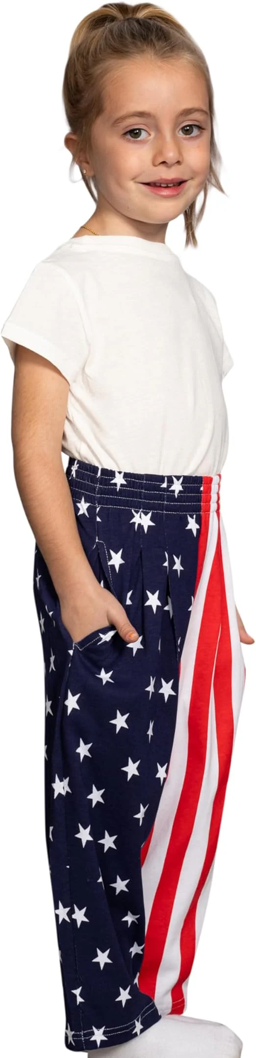USA Flag Kids Pants Patriotic Stars - Image 3