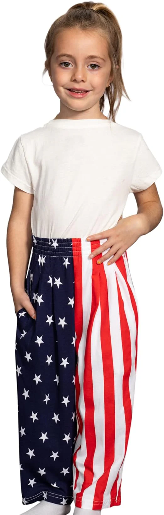 USA Flag Kids Pants Patriotic Stars - Image 5