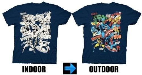 UV Collage Navy Youth T-shirt - Image 2