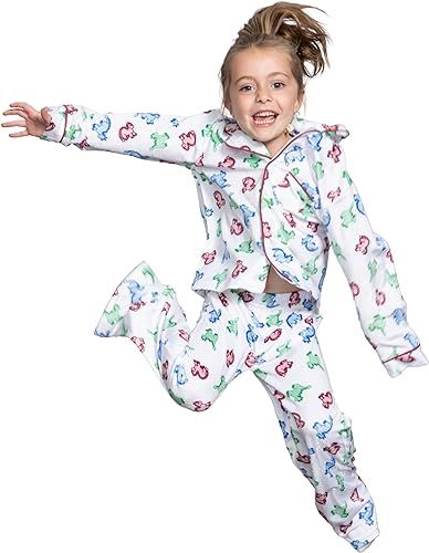 Vacation Movie Clark's Dinosaur Christmas Kids Pajama Shirt and Pants Set - Image 5