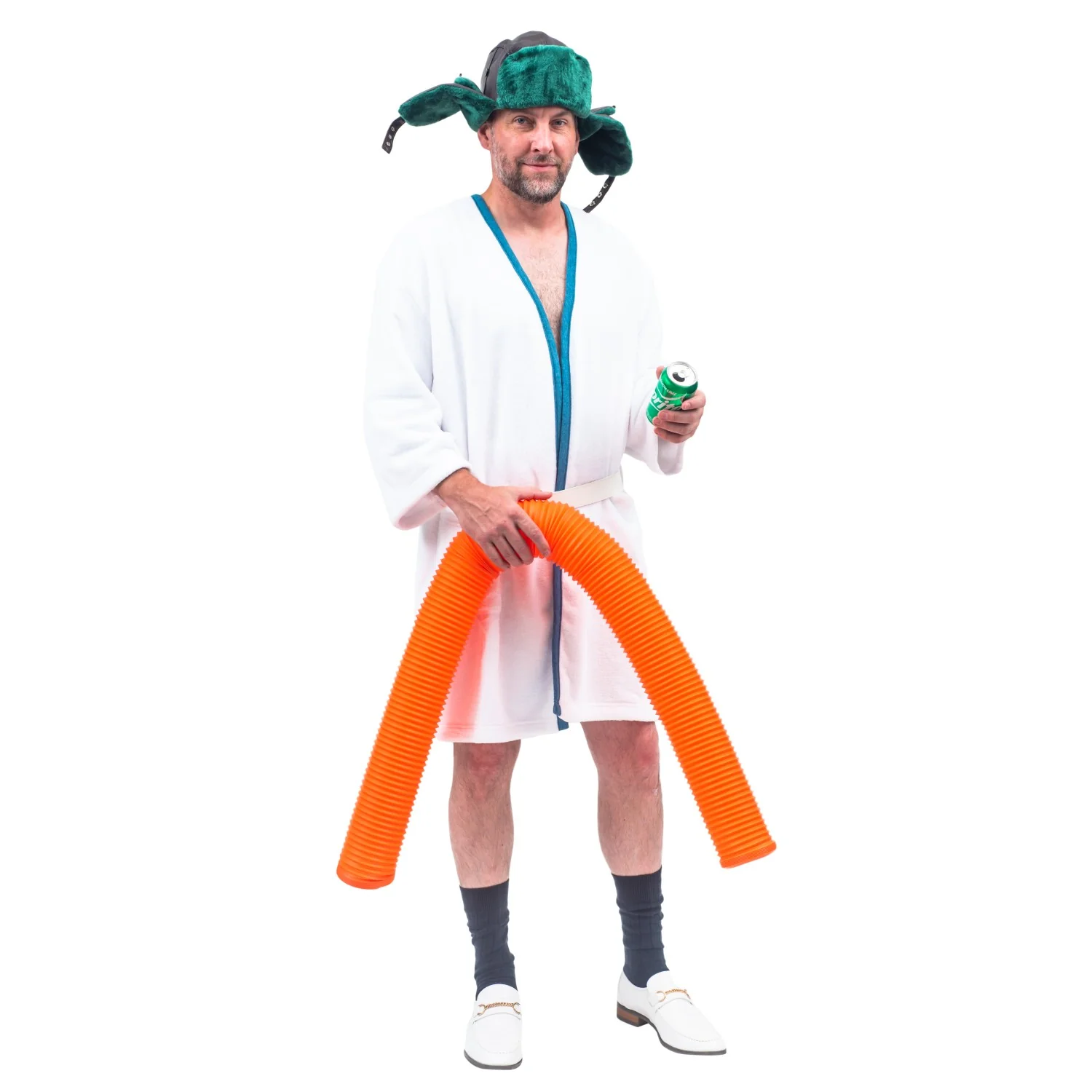 Vacation Movie Cousin Eddie Halloween Costume Accessory Orange Hose - Image 5