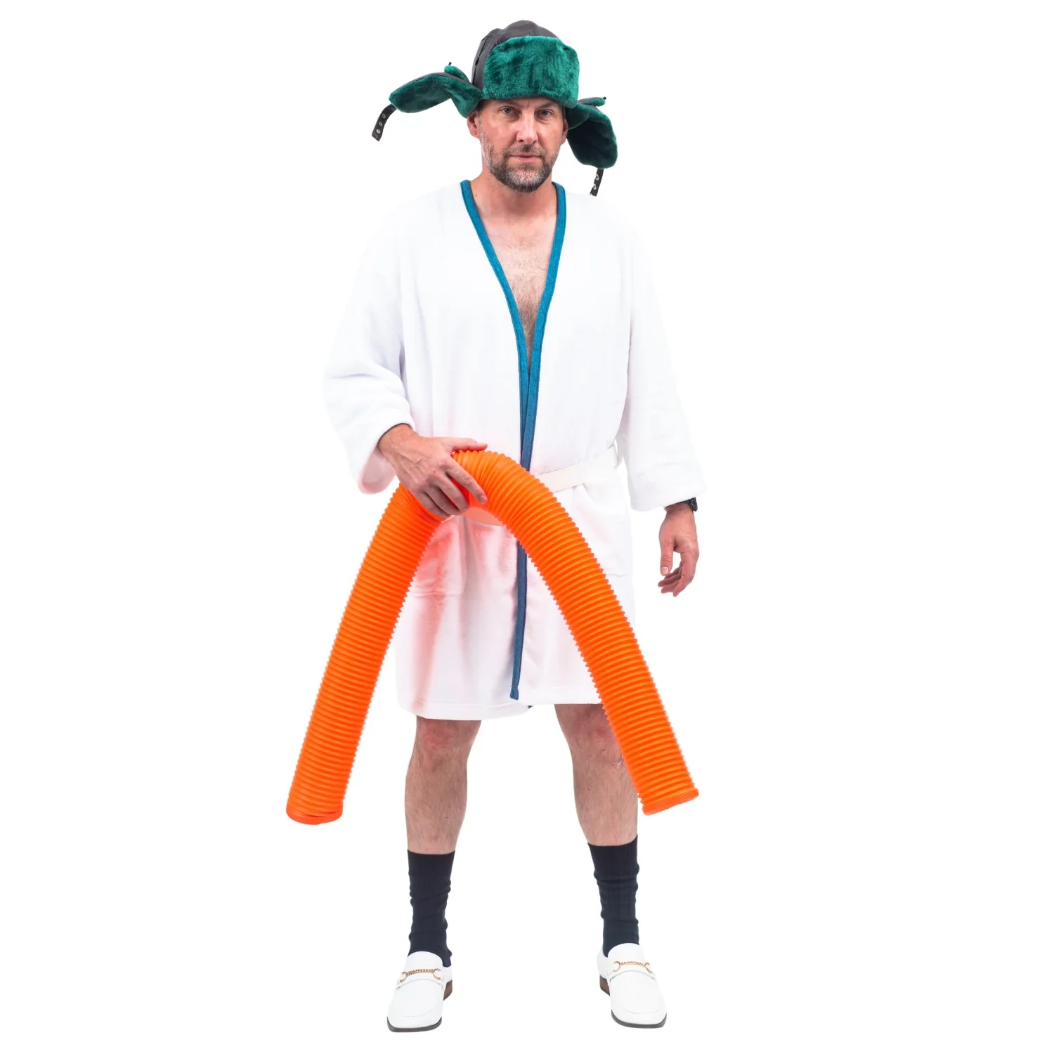 Vacation Movie Cousin Eddie Halloween Costume Accessory Orange Hose - Image 7