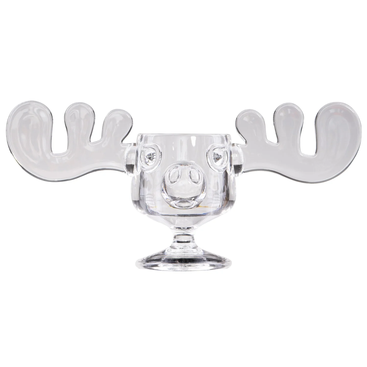 Vacation Movie Moose Mug Acrylic Christmas Clear Eggnog Mug - Image 5