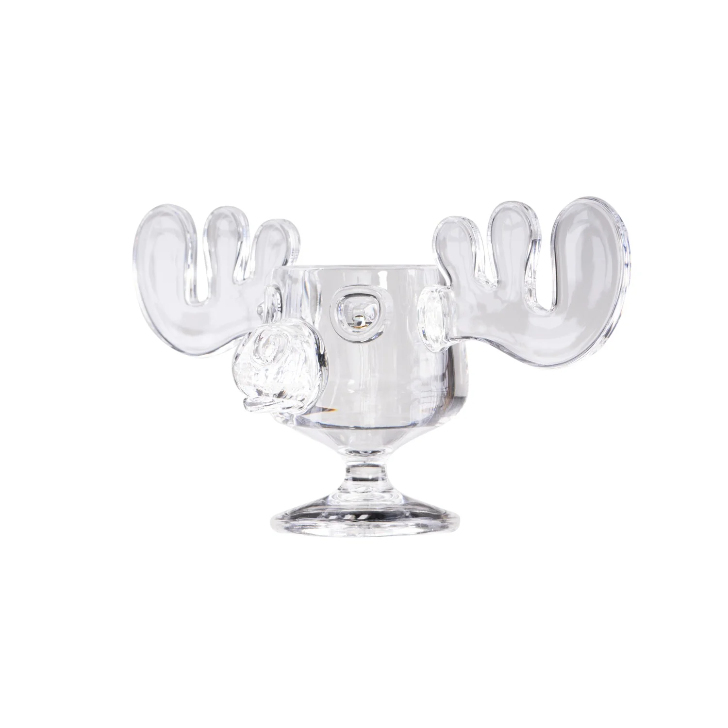 Vacation Movie Moose Mug Acrylic Christmas Clear Eggnog Mug - Image 6