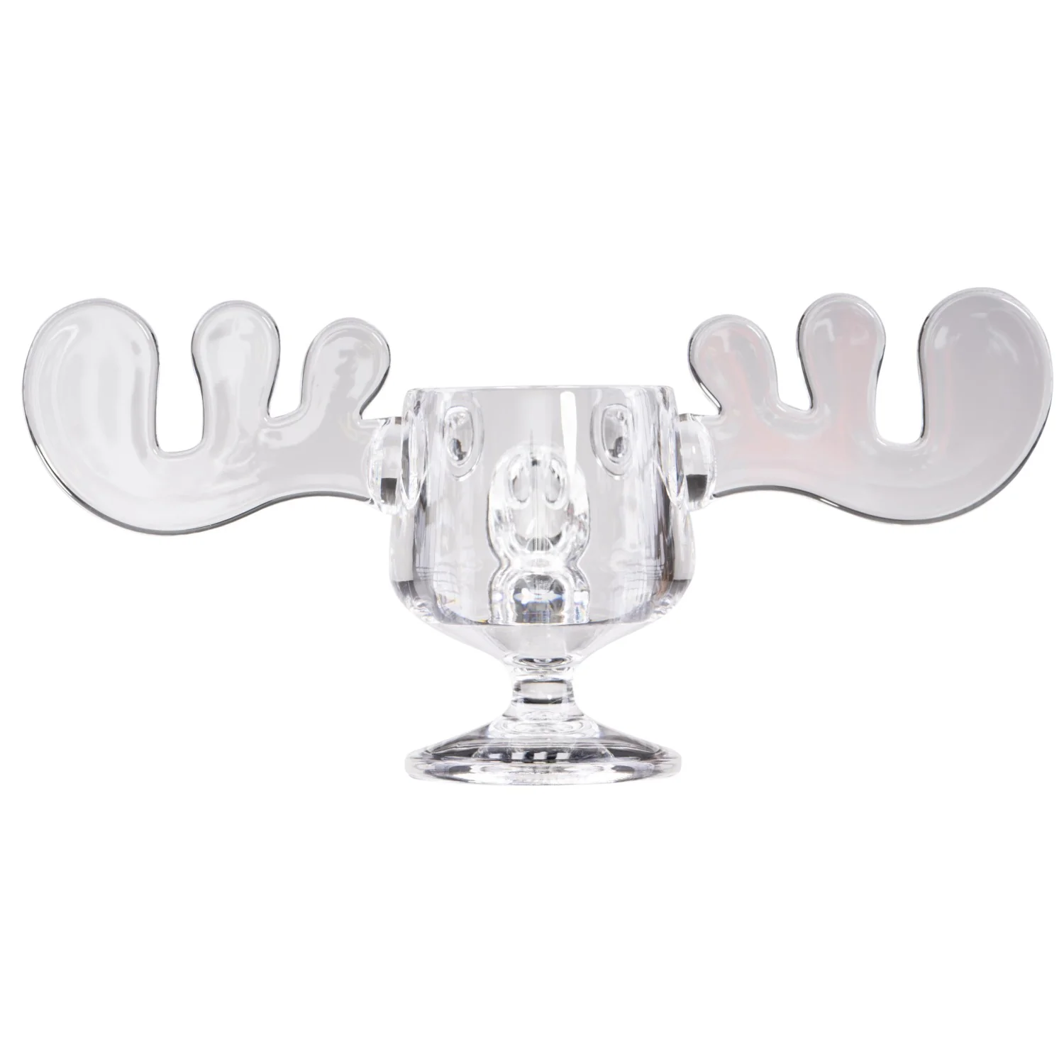 Vacation Movie Moose Mug Acrylic Christmas Clear Eggnog Mug - Image 9