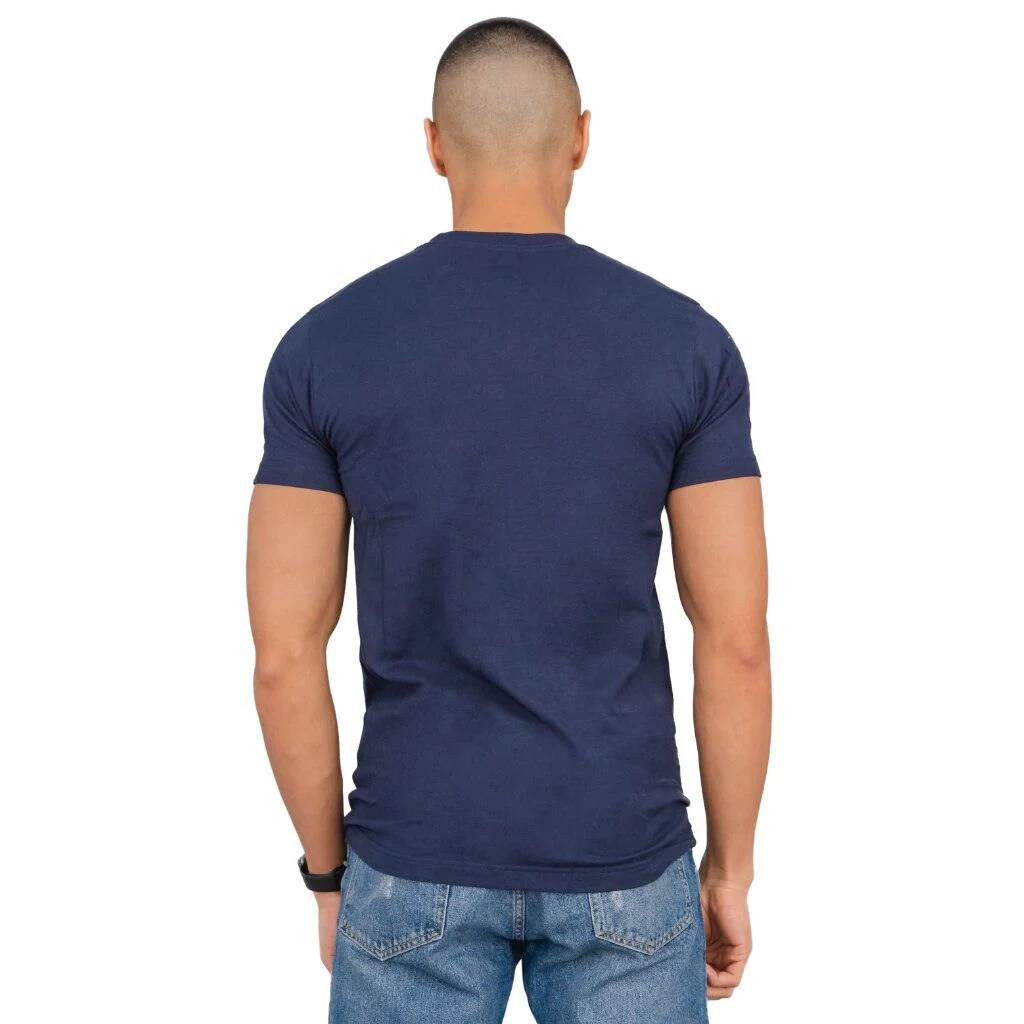Vamonos Pest Logo Adult Navy T-Shirt - Image 2