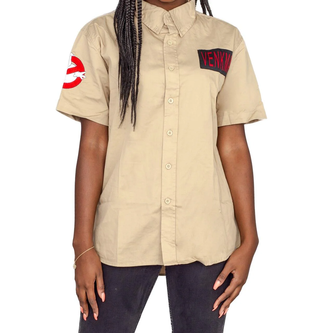Venkman Button Up Costume Shirt - Image 2