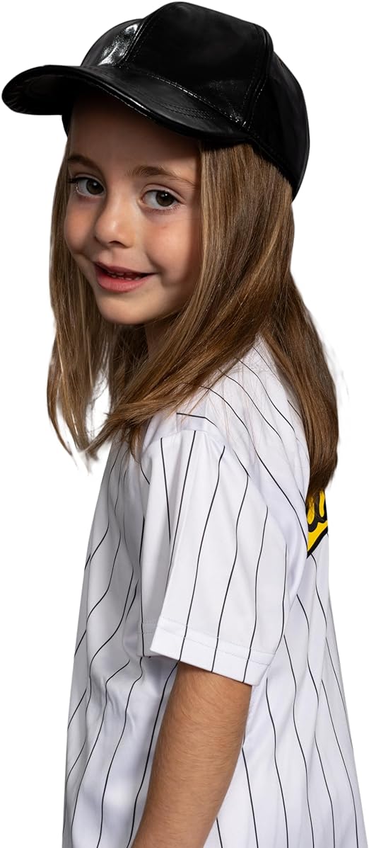 Warriors Baseball Team Pinstriped Jersey Pants and Hat Kids - Image 5