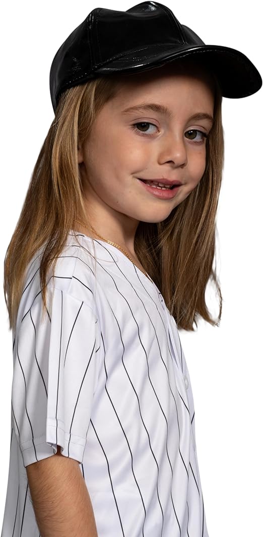 Warriors Baseball Team Pinstriped Jersey Pants and Hat Kids - Image 6