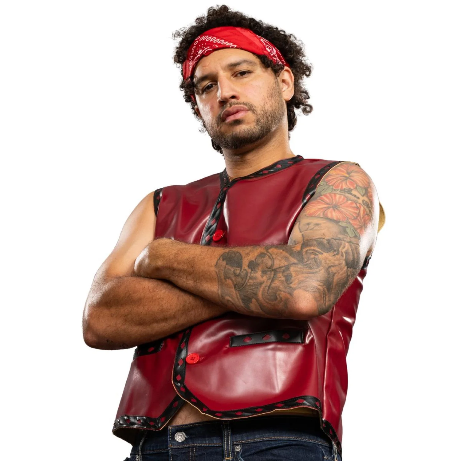 The Warriors Movie Halloween Cosplay Costume Vest and Bandana Set - Image 2