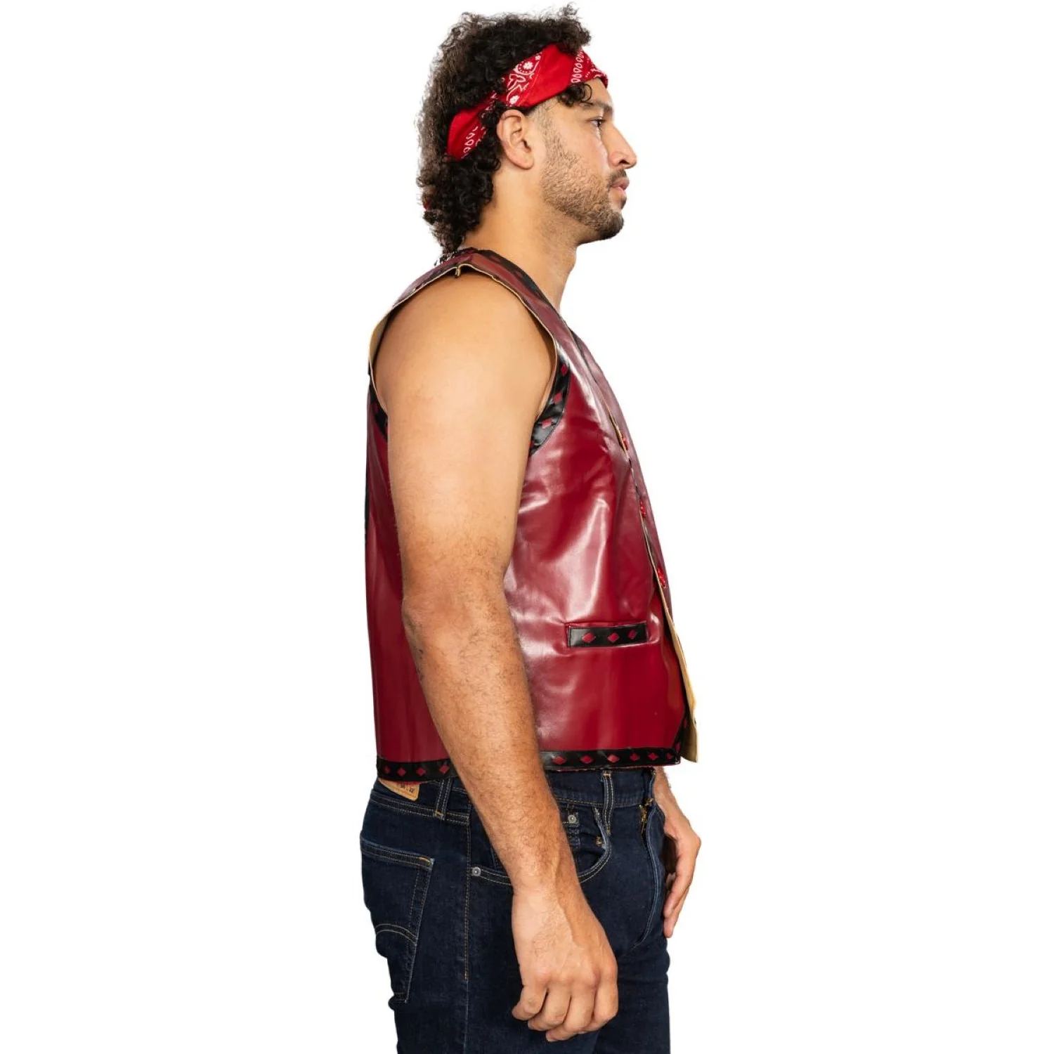 The Warriors Movie Halloween Cosplay Costume Vest and Bandana Set - Image 3