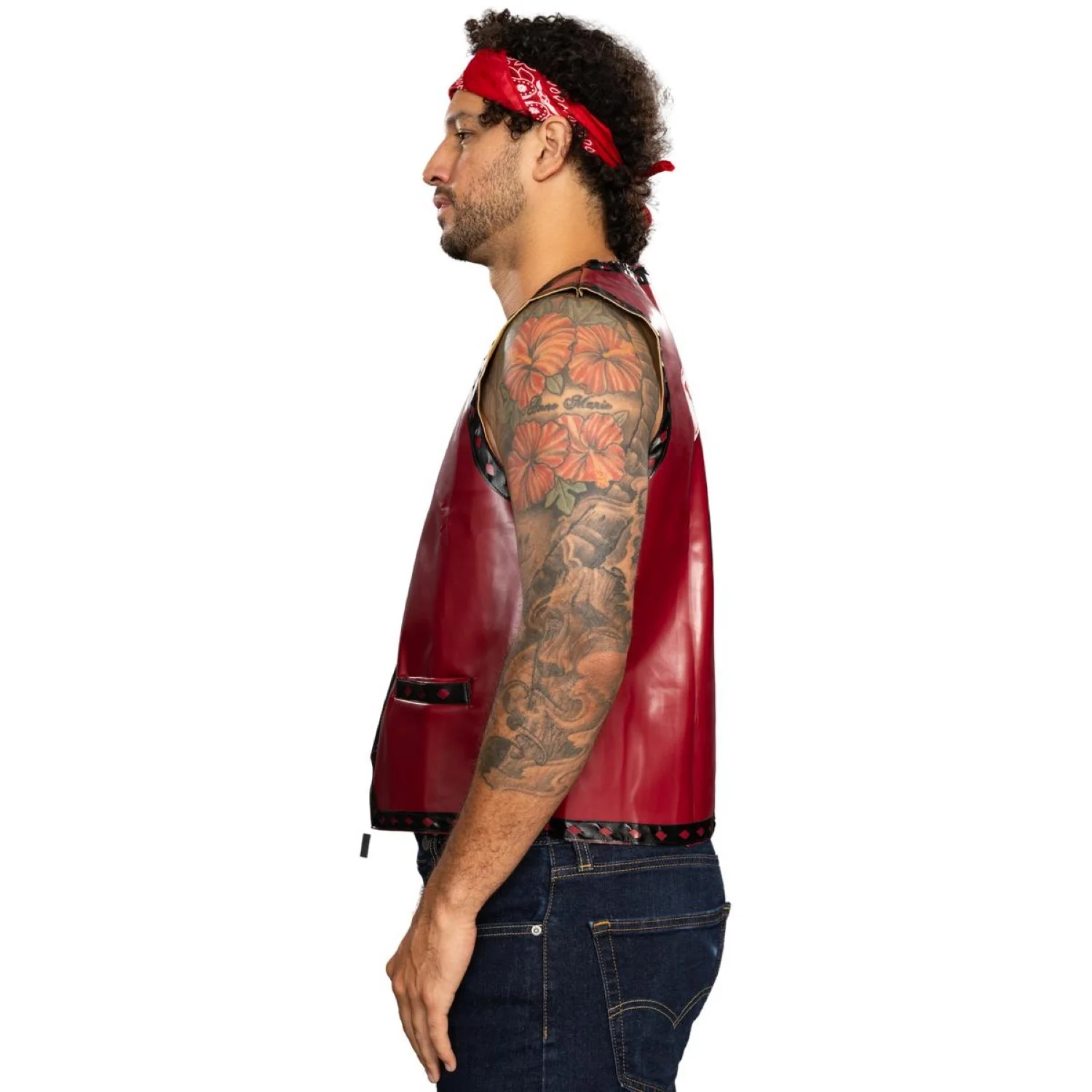 The Warriors Movie Halloween Cosplay Costume Vest and Bandana Set - Image 4