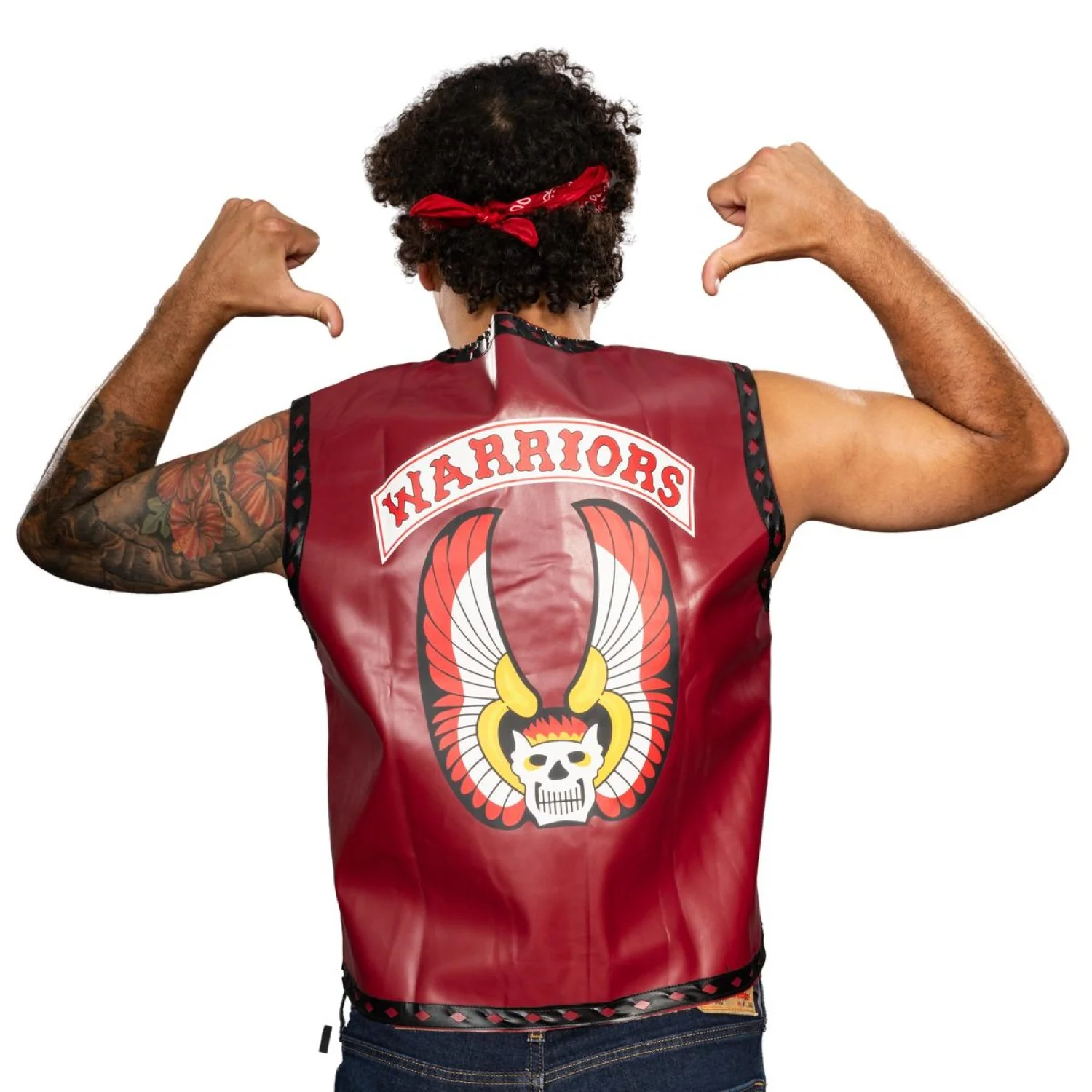 The Warriors Movie Halloween Cosplay Costume Vest and Bandana Set - Image 5