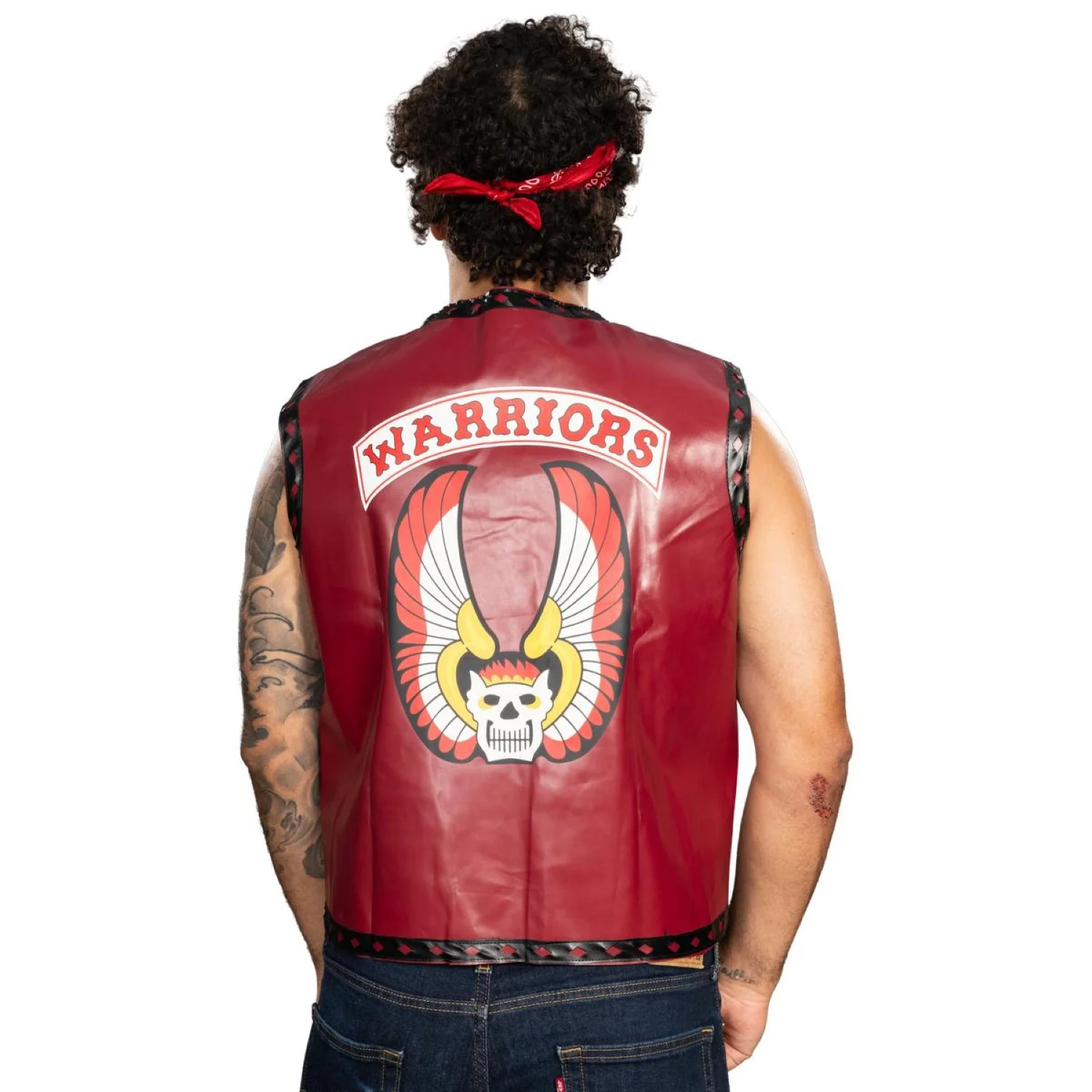 The Warriors Movie Halloween Cosplay Costume Vest and Bandana Set - Image 7