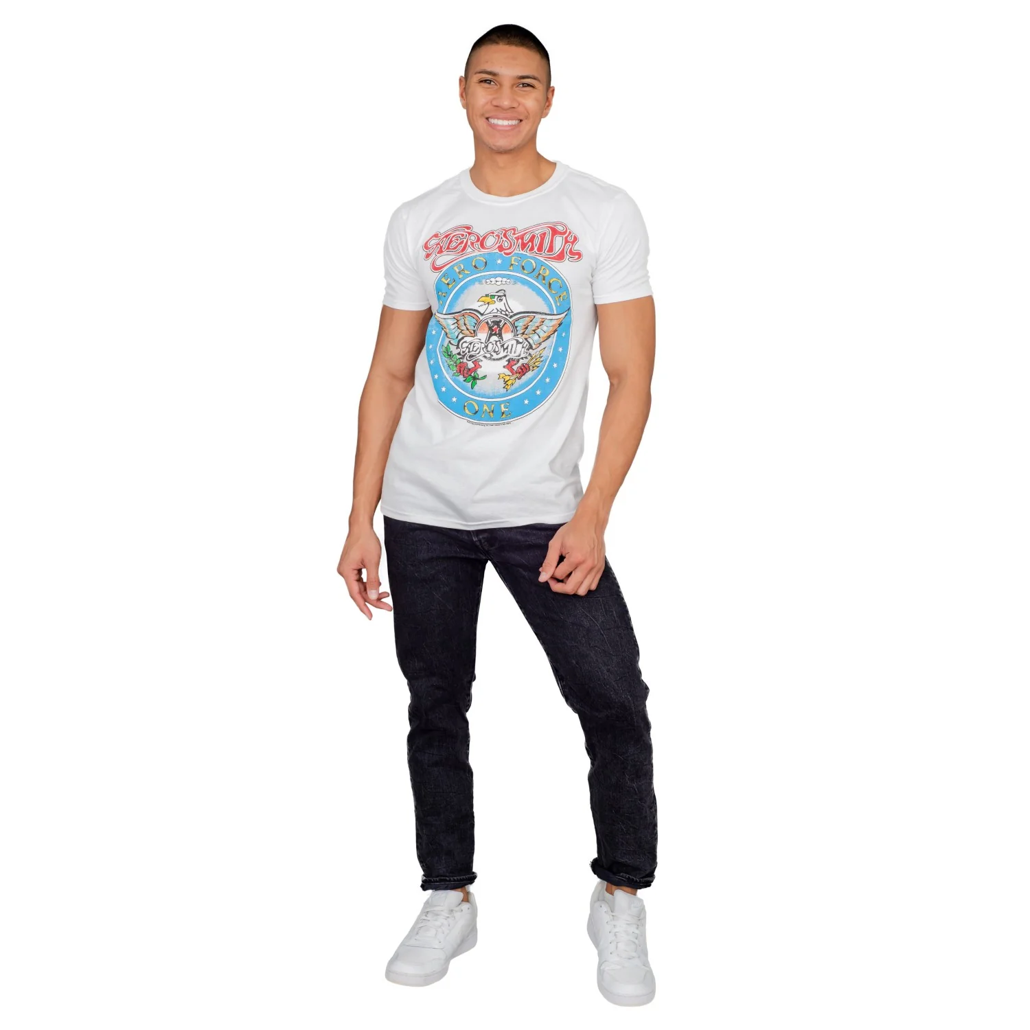 Wayne's World Aerosmith Aero Force Short Sleeve T-shirt Tee - Image 4