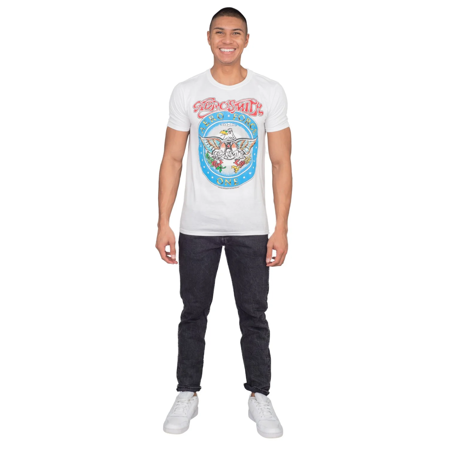 Wayne's World Aerosmith Aero Force Short Sleeve T-shirt Tee - Image 6