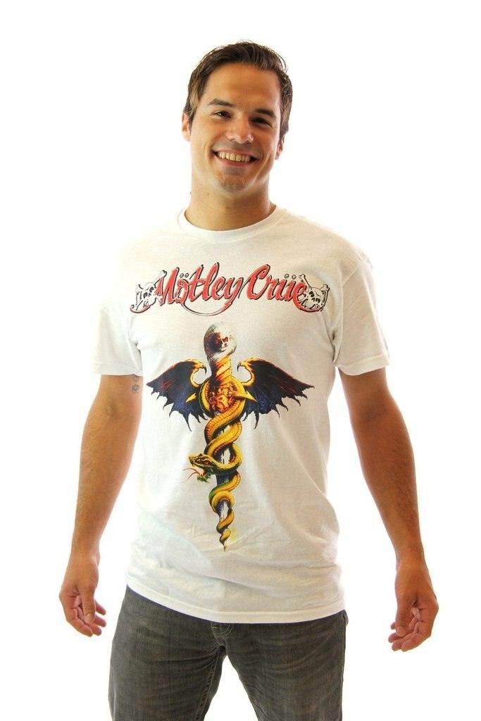Wayne's World Motley Crue Band Logo t-shirt tee