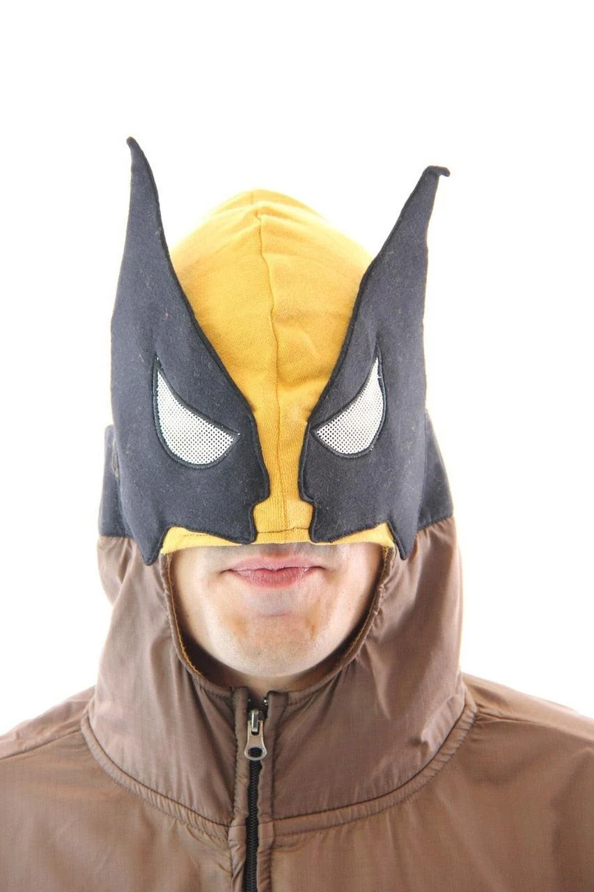 Wolverine Adult Brown Costume Hoodie Sweatshirt - Image 3
