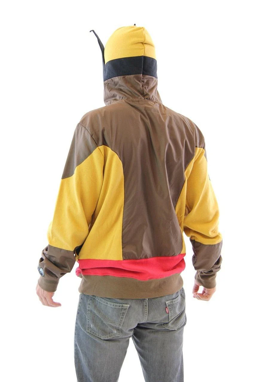 Wolverine Adult Brown Costume Hoodie Sweatshirt - Image 4