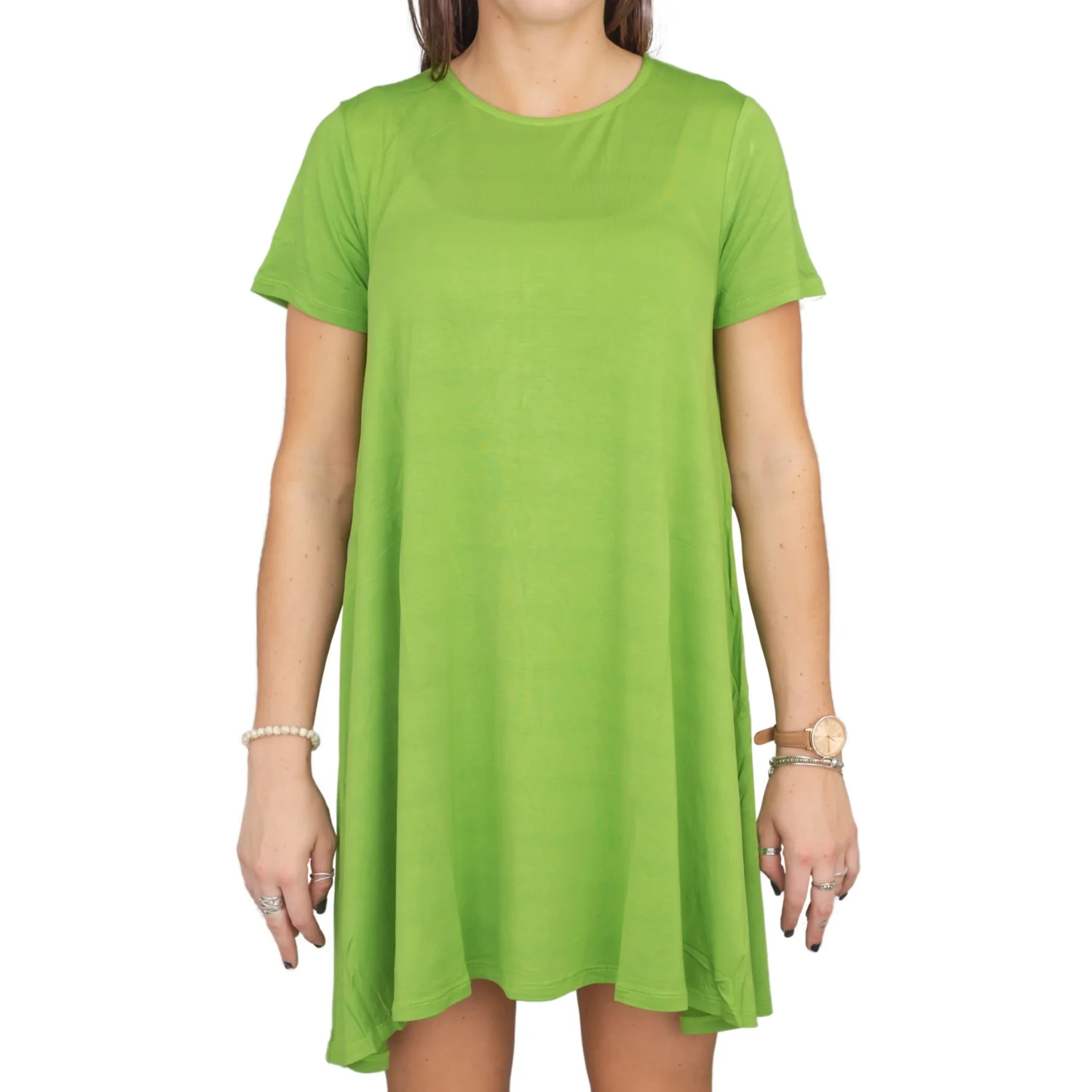 Women's TV Show Burger Cartoon Series Green Halloween Cosplay Costume Dress