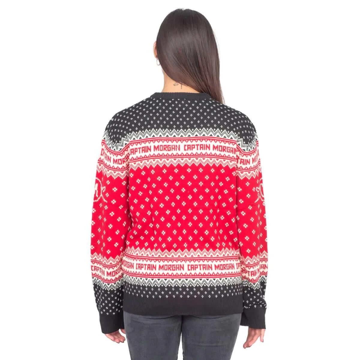 Women's Captain Morgan The Standing Captain Ugly Christmas Sweater - Image 3