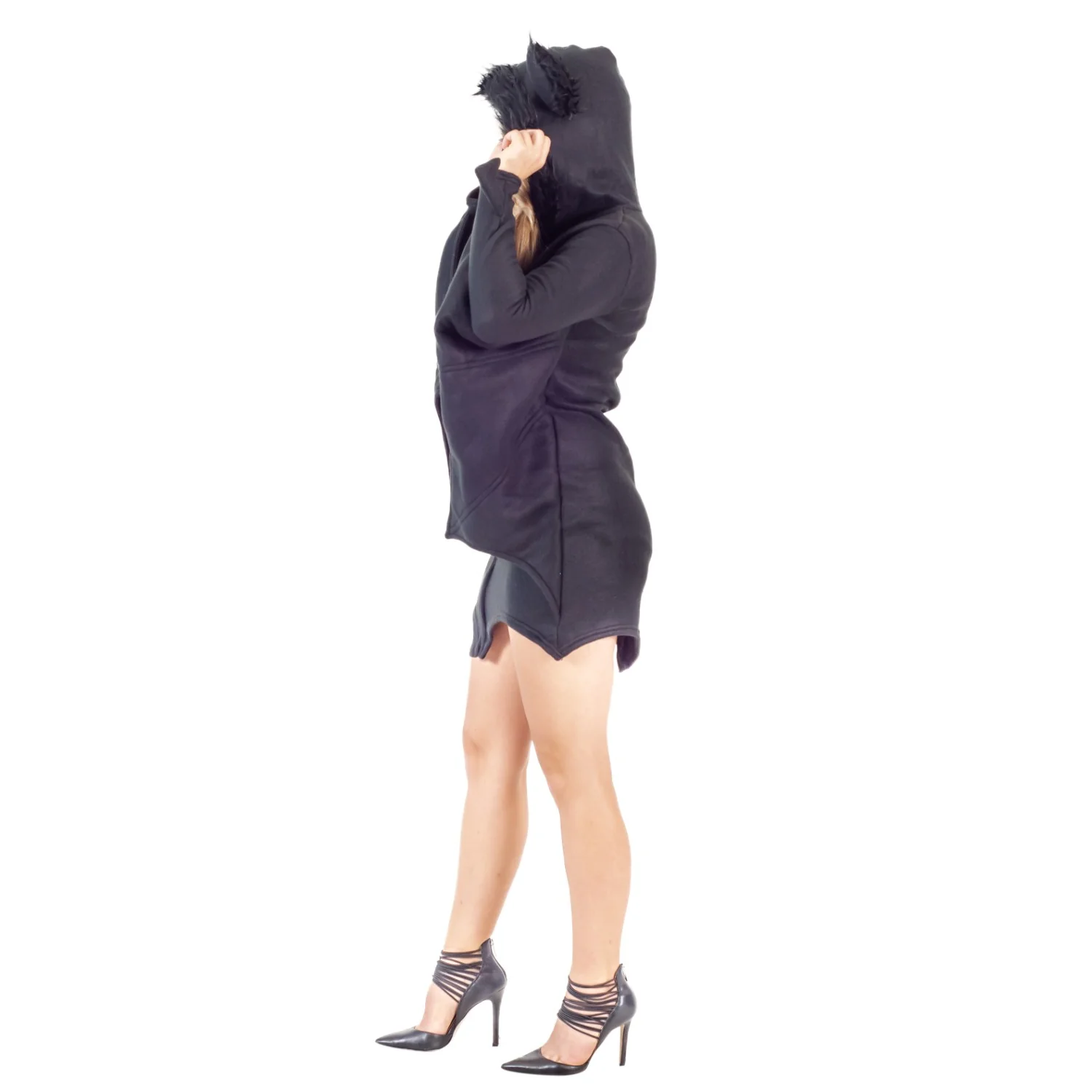 Women's Cozy Lady Bat Costume - Image 8