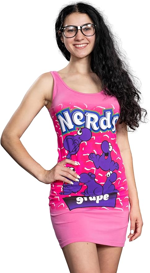 Women's Nerds Candy Halloween Cosplay Costume Tank Dress (3 Colors) - Image 21