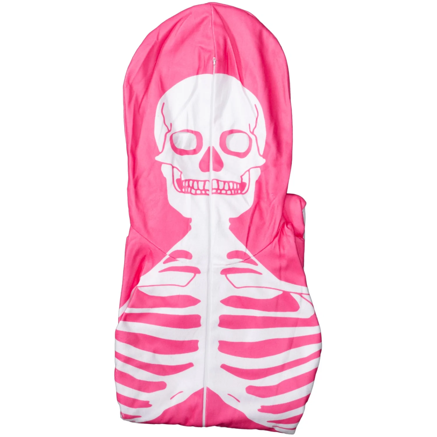 Women's Pink Skeleton Halloween Costume Cosplay Jumpsuit (With Mask) - Image 8
