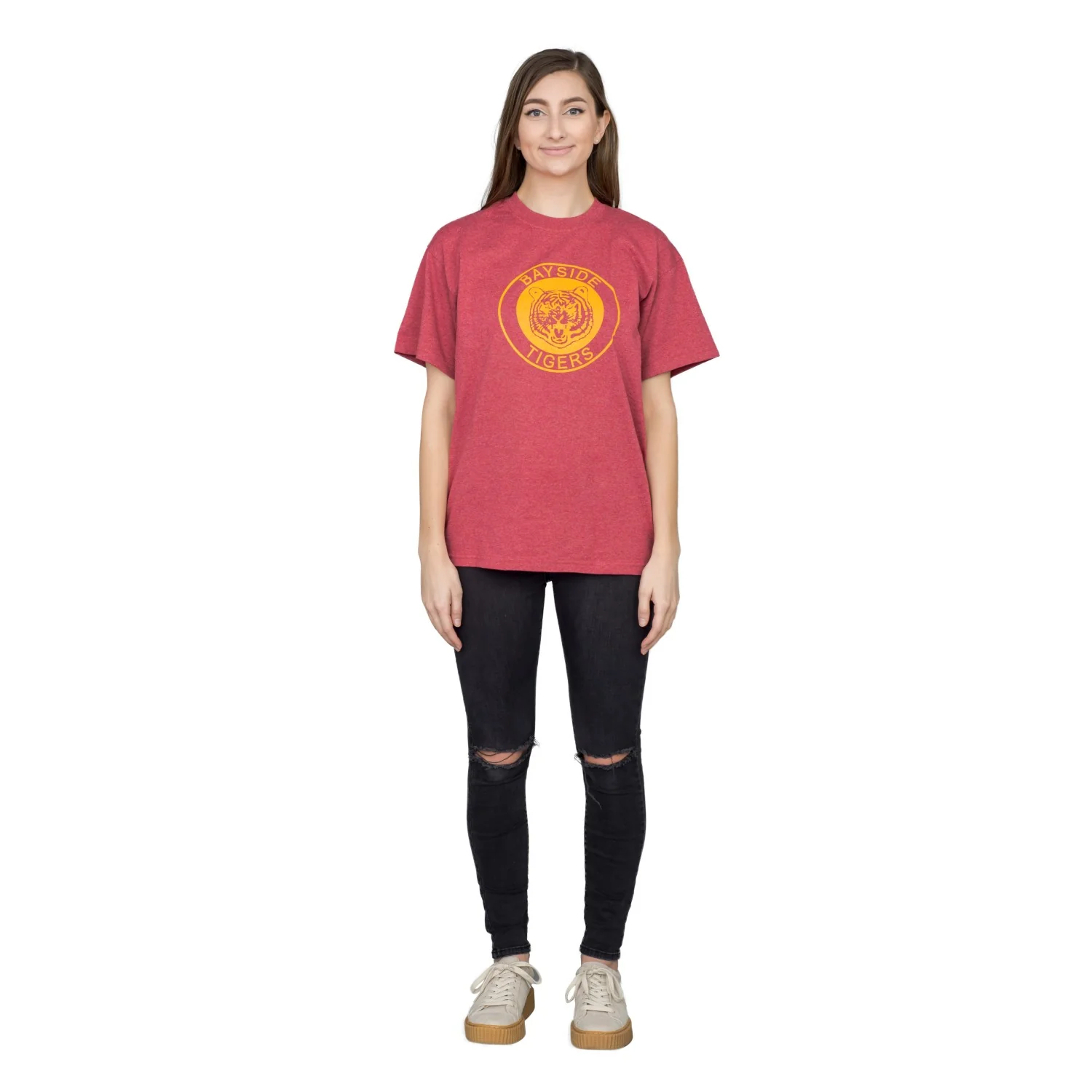 Women's SBTB Bayside Tigers School Logo Circle T-shirt - Image 2