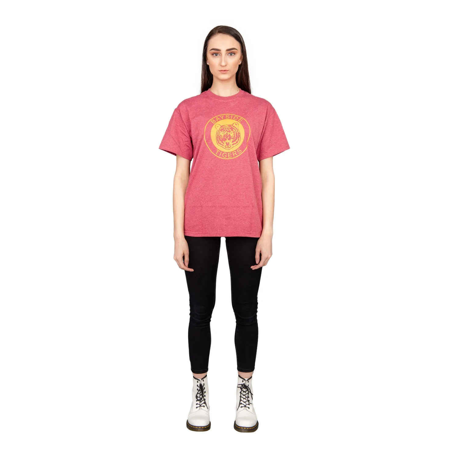 Women's SBTB Bayside Tigers School Logo Circle T-shirt - Image 7