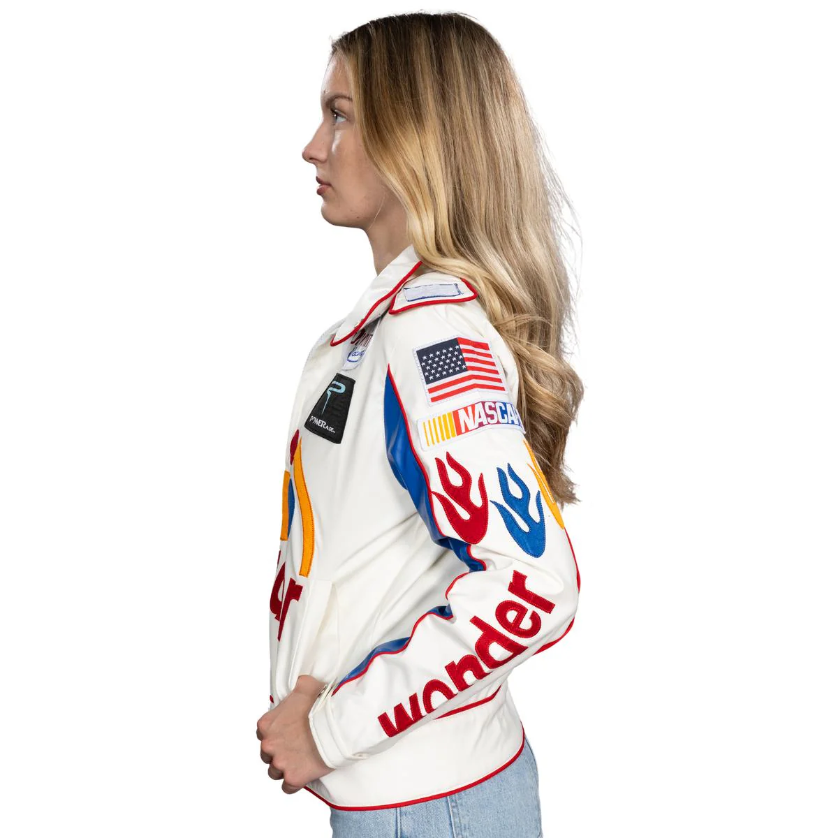 Wonder Bread Talladega Replica Stock Car Racing Movie Halloween Cosplay Costume Jacket - Image 2