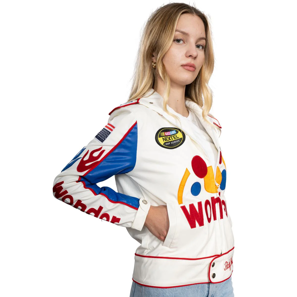 Wonder Bread Talladega Replica Stock Car Racing Movie Halloween Cosplay Costume Jacket - Image 5