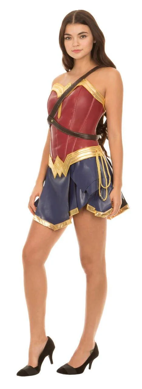 Wonder Woman Warrior Corset and Skirt Costume Set - Image 2