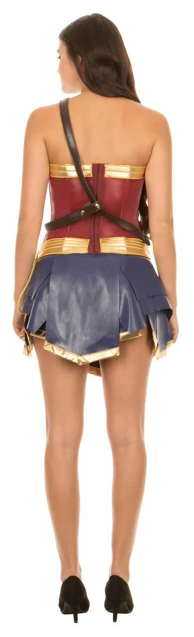 Wonder Woman Warrior Corset and Skirt Costume Set - Image 3