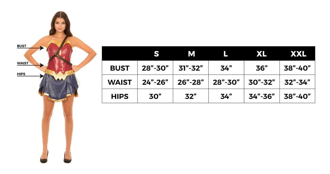 Wonder Woman Warrior Corset and Skirt Costume Set - Image 4