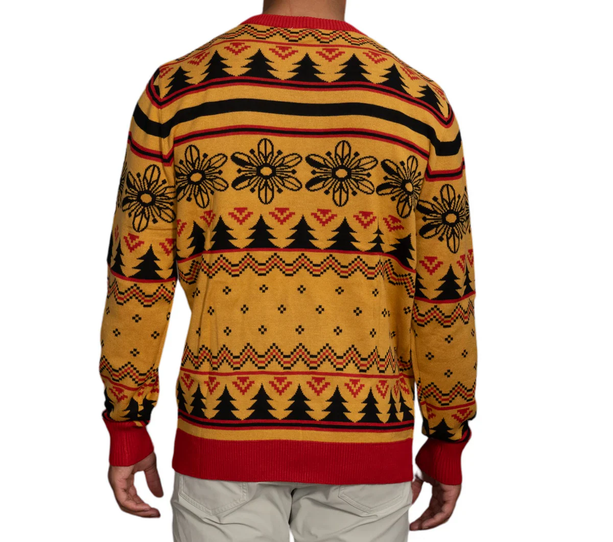 Woodstock Anniversary Concert Logo Adult Unisex Ugly Christmas Sweater - Image 2