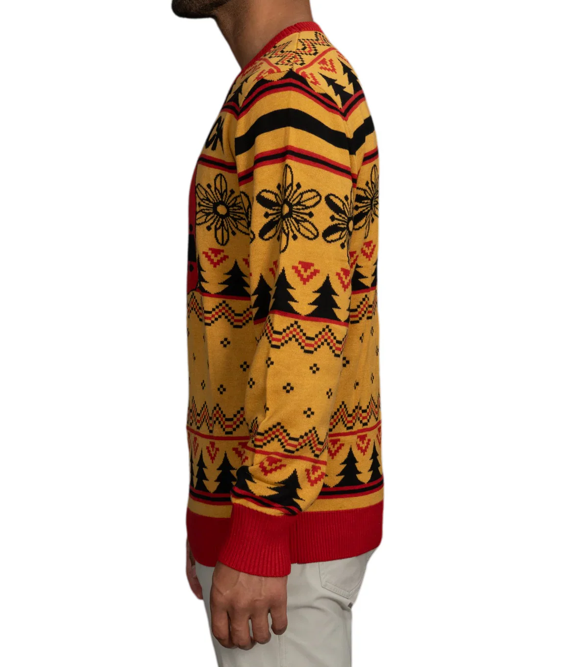 Woodstock Anniversary Concert Logo Adult Unisex Ugly Christmas Sweater - Image 3