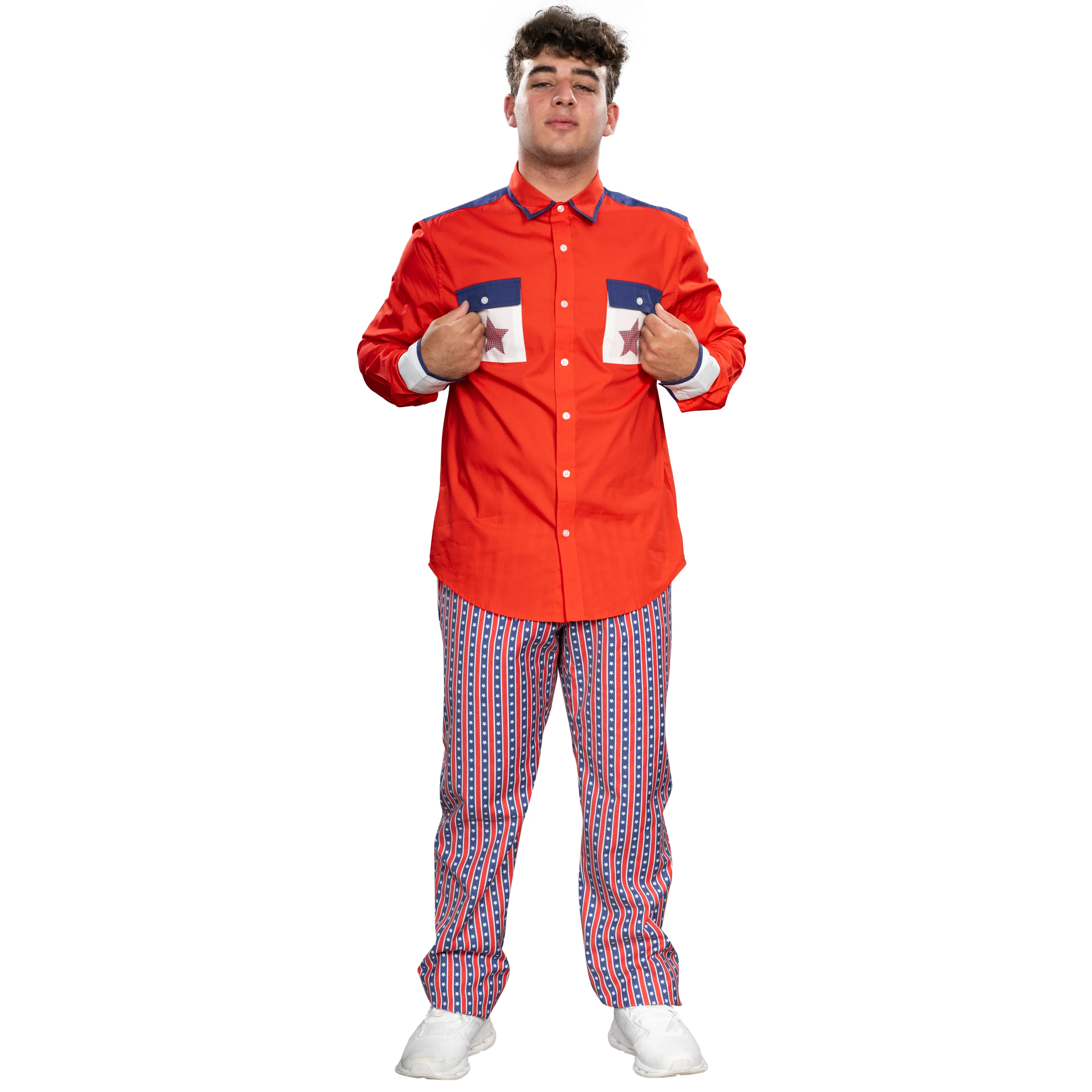 Woody Roy Character 1990s Bowling Movie Halloween Cosplay Costume Shirt - Image 3